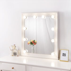 GLUAAE Hollywood Vanity Mirror Light Kit - Dimmable LED Lights for Makeup (Bulb Only)