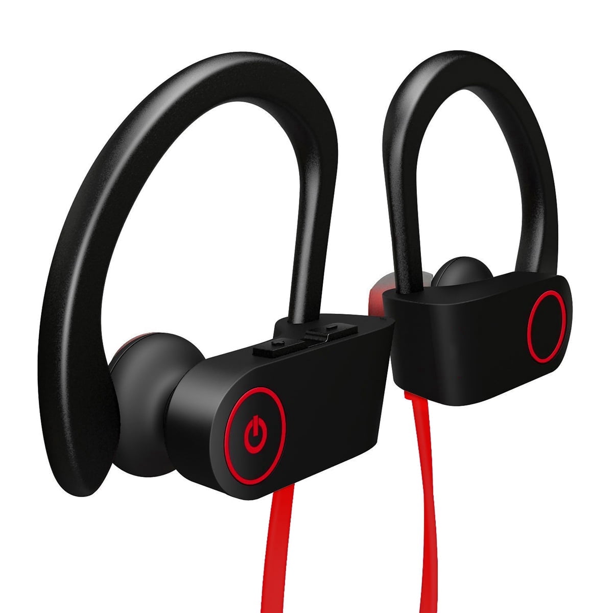 GLUAAE Bluetooth Headphones, Best Wireless Sports Earphones w/Mic IPX7 Waterproof HD Stereo Sweatproof in-Ear Earbuds Gym Running Workout 8 Hour Battery Noise Cancelling Headsets